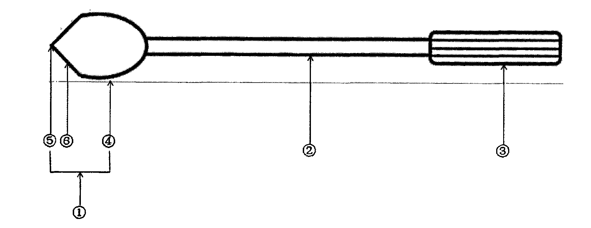 Corneal foreign body draw-out spoon