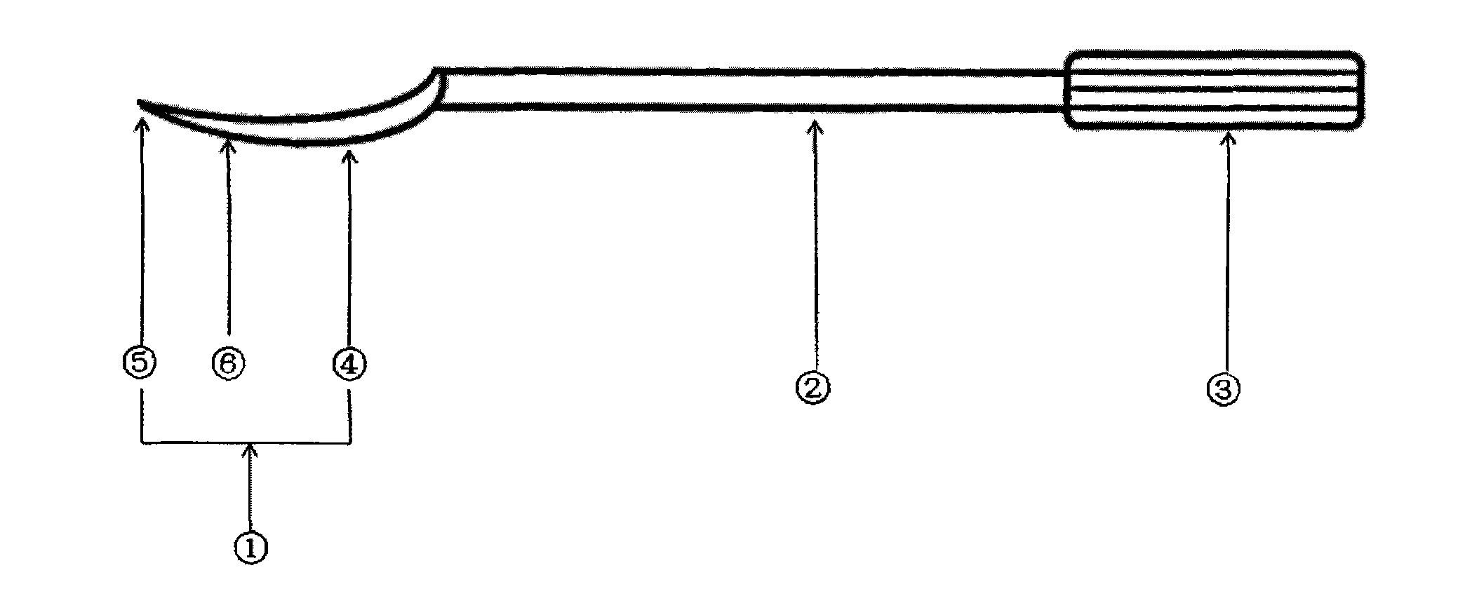 Corneal foreign body draw-out spoon