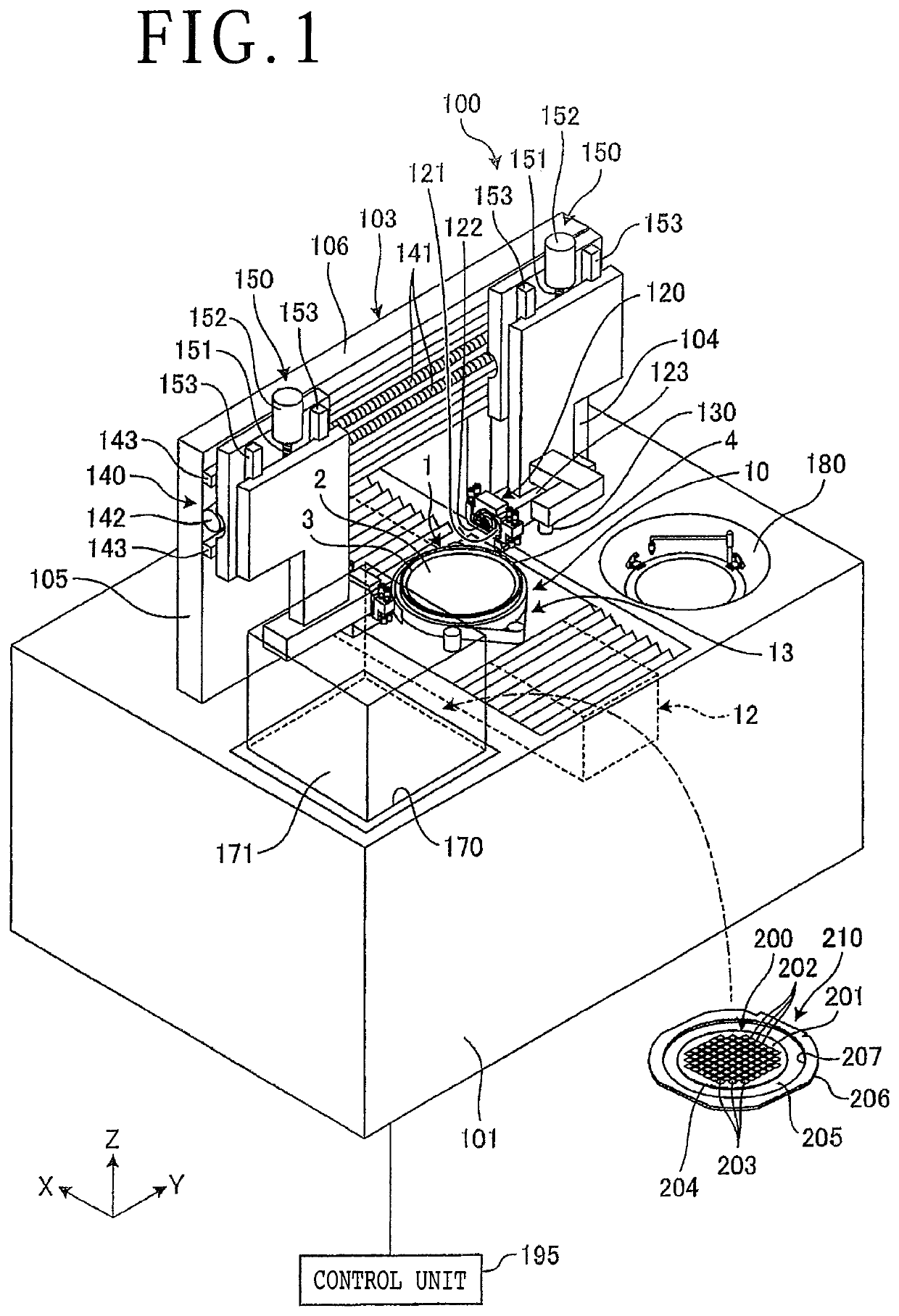 Chuck table and inspection apparatus