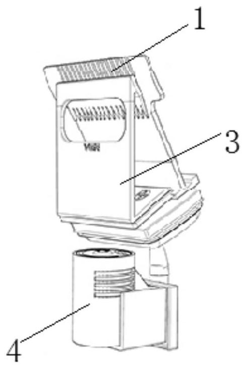 Air pump and air bag type propelling up-down reciprocating motion hair clipper