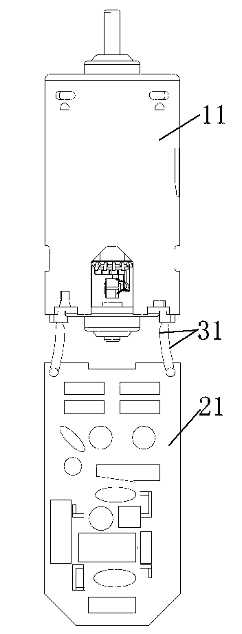 Slot-type circuit board applied to motor and assembly process thereof