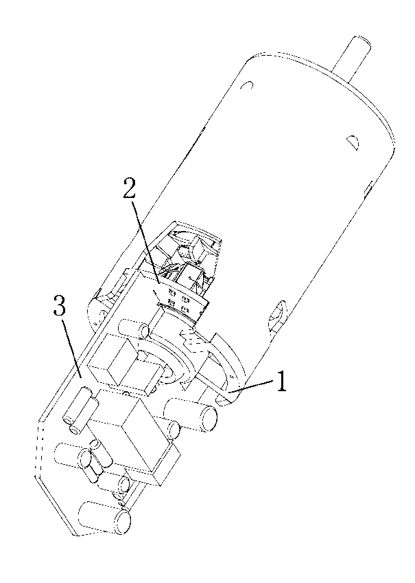 Slot-type circuit board applied to motor and assembly process thereof