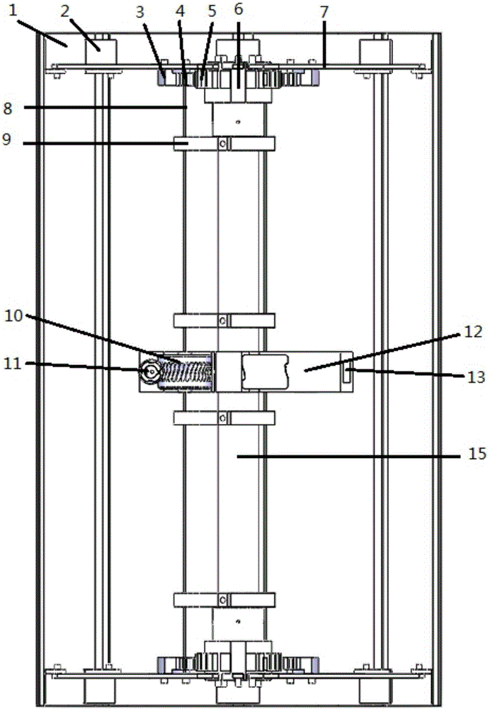 Test device for simulating sectional shield excavation