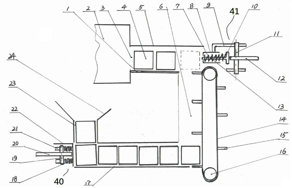 Rotating disc type automatic basalt fiber feeding device