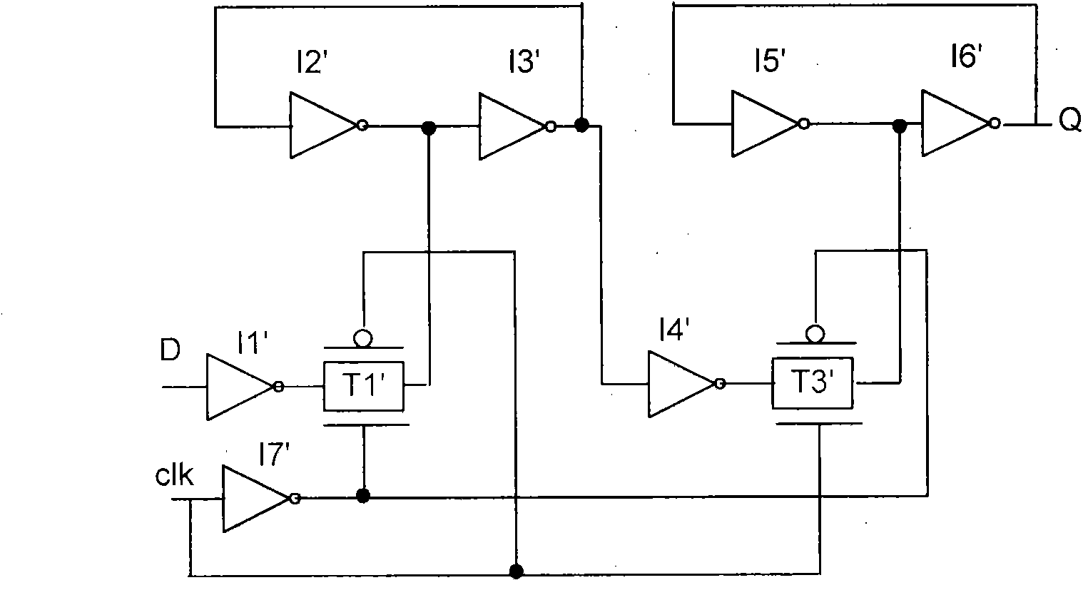 Subthreshold latch