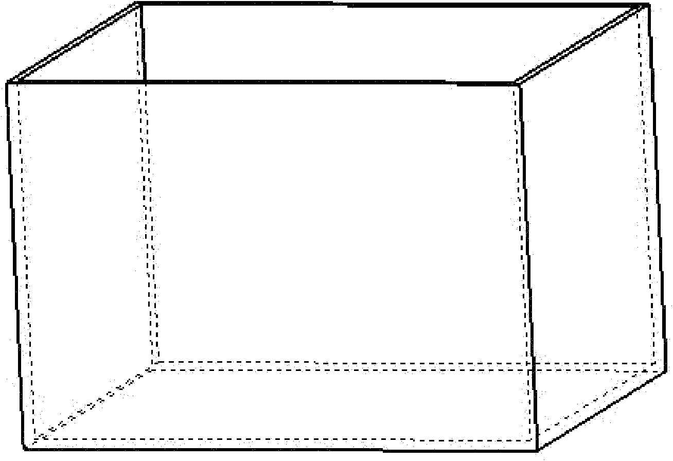 Seeding mold for growing silicon crystals by using orientated solidification method and crystal growing method