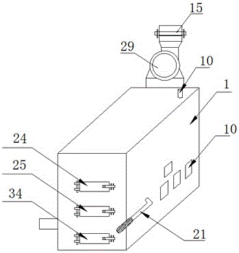 Energy-saving environmentally-friendly hot air furnace for air sterilization