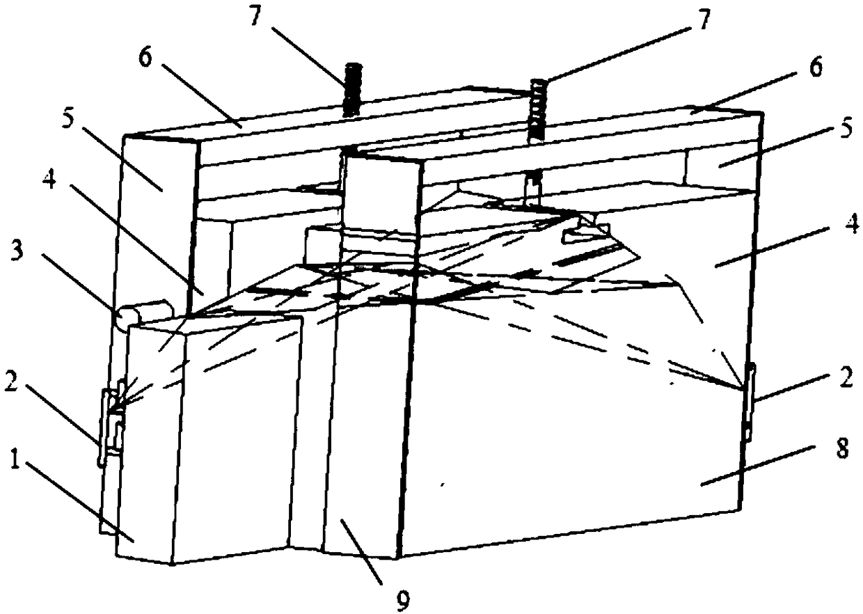 Lateral joint welding and fixing device of deformable ultra-thin metal structure and method for welding lateral structure using same