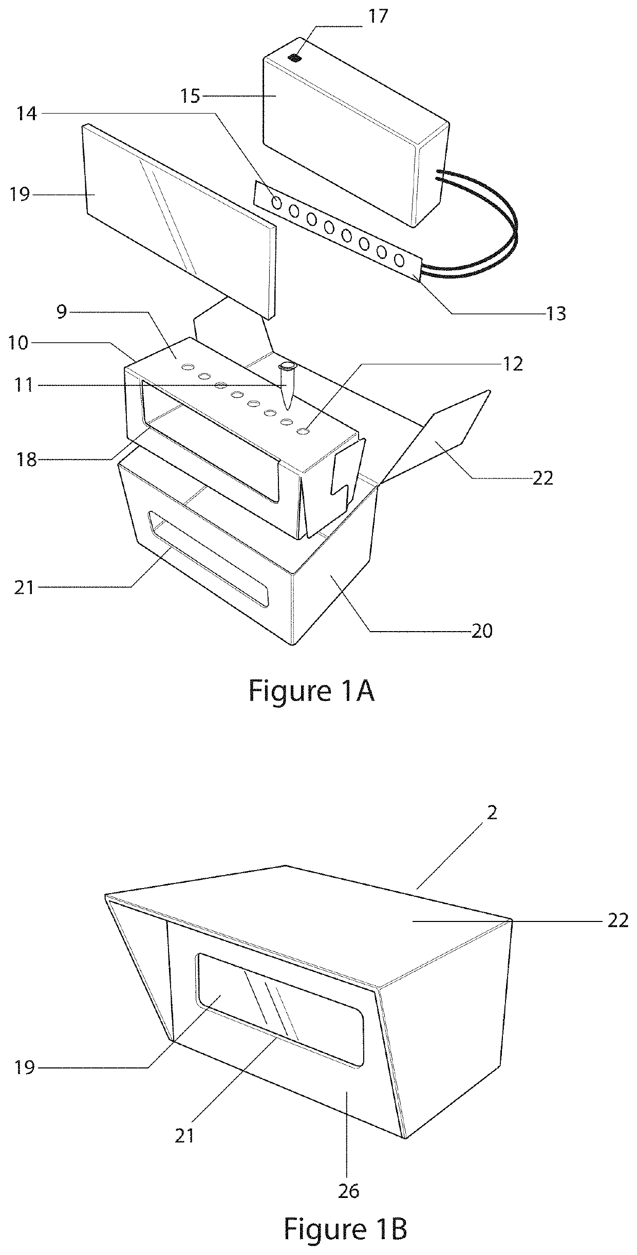 Device and method for visualization of fluorophores