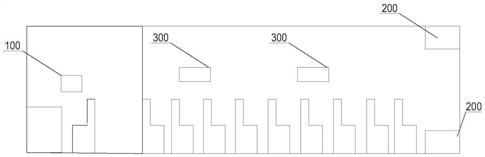 Train channel disinfection system and method