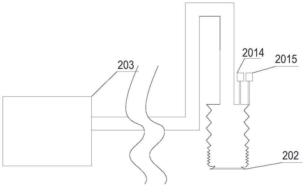 Train channel disinfection system and method