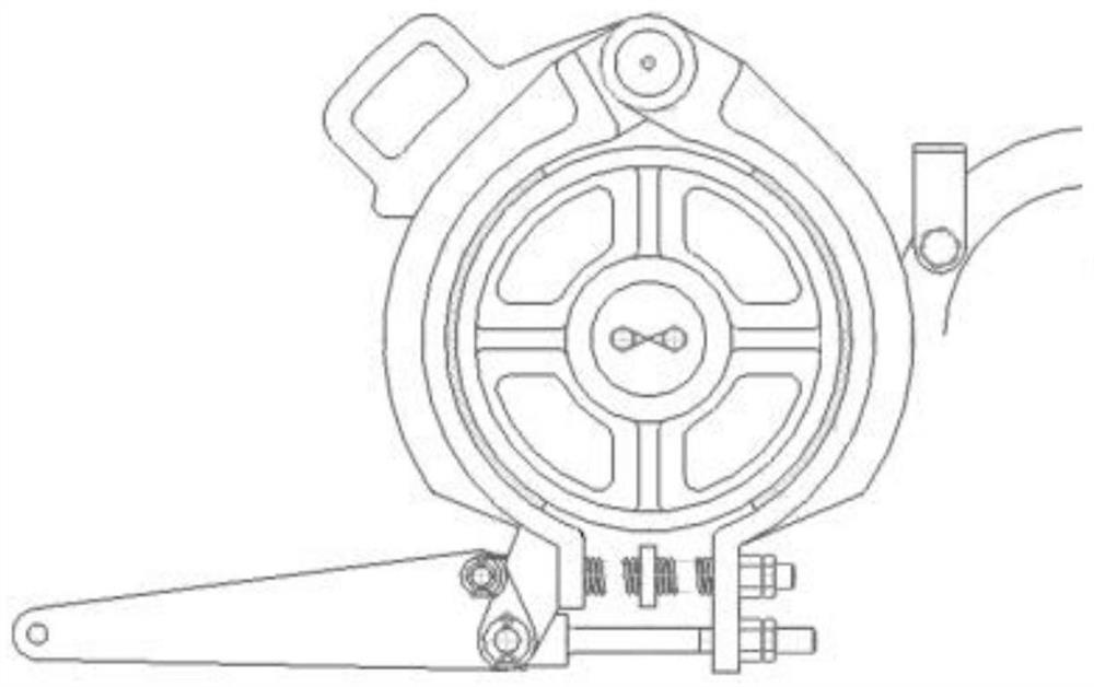 Brake ring of pumping unit reducer and brake structure