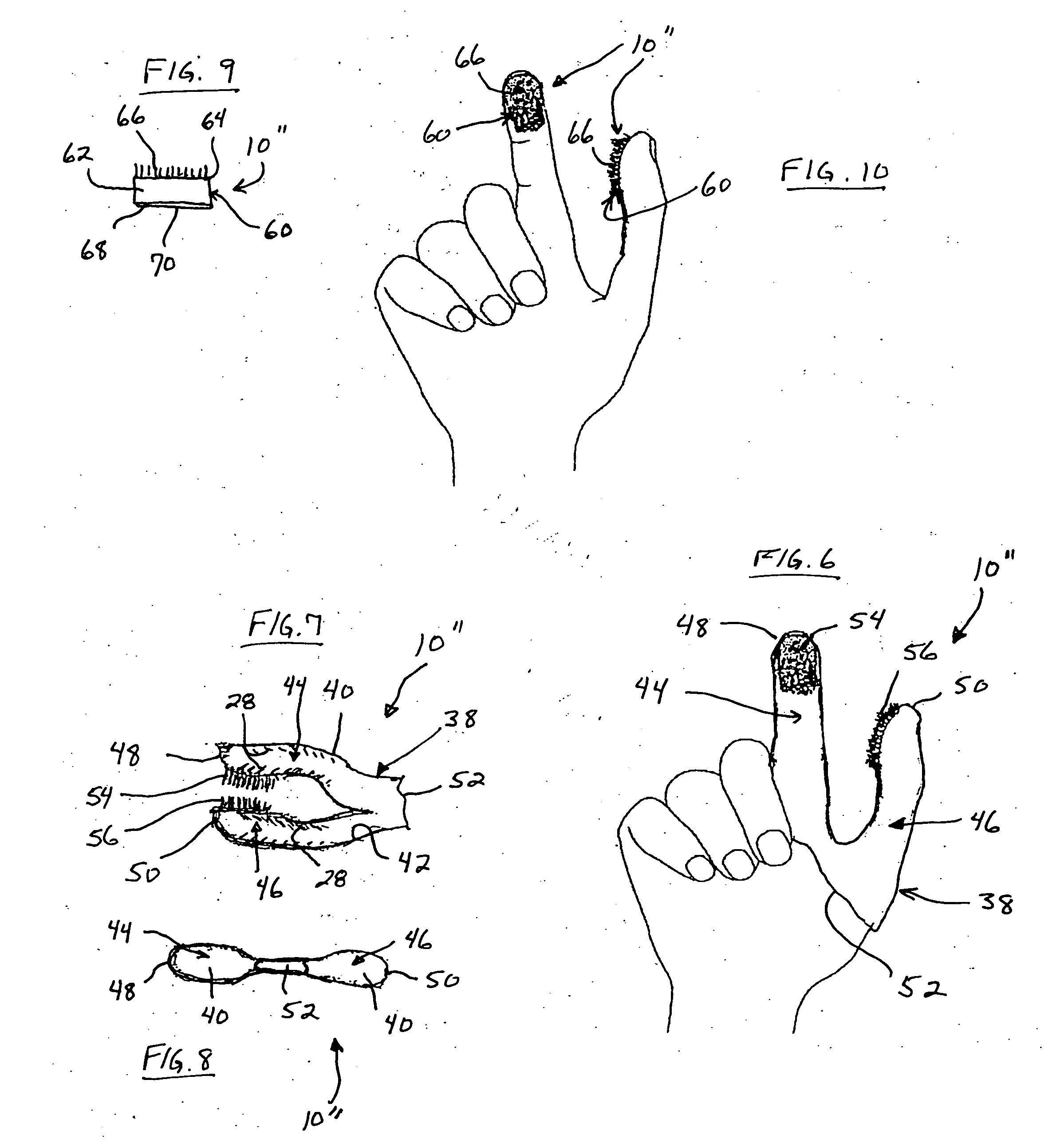 Disposable tooth cleaning device