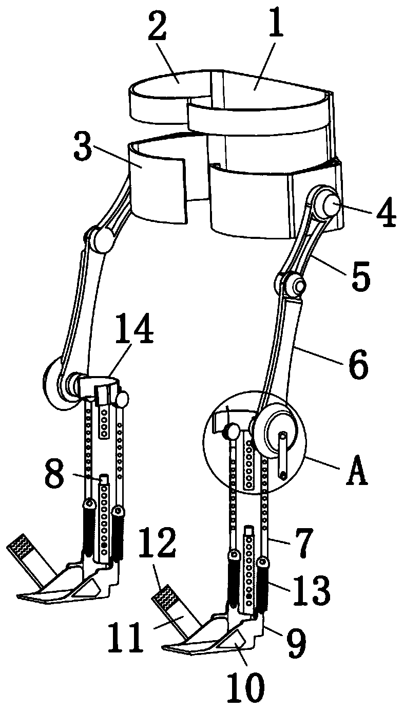 Orthopedic external fixing frame