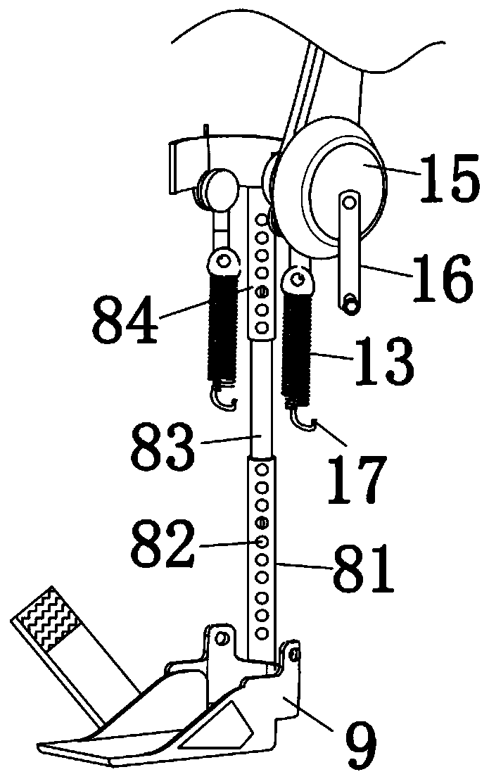 Orthopedic external fixing frame