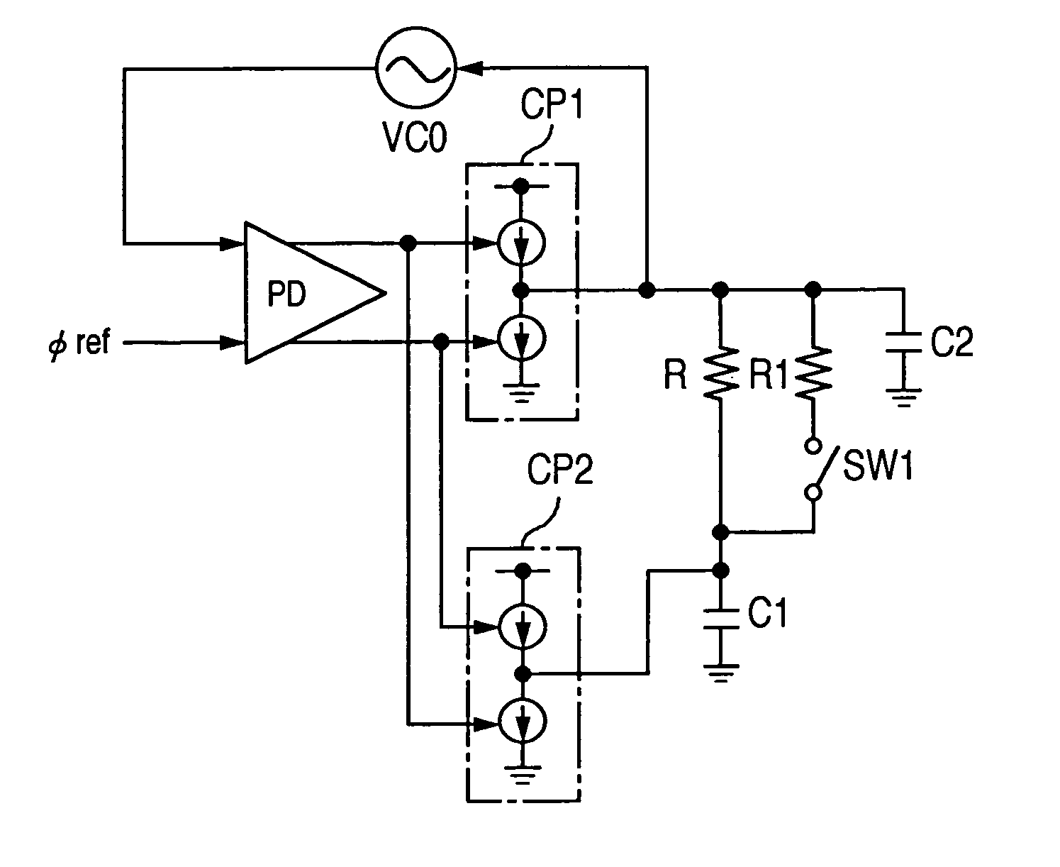 Semiconductor integrated circuit having built-in PLL circuit