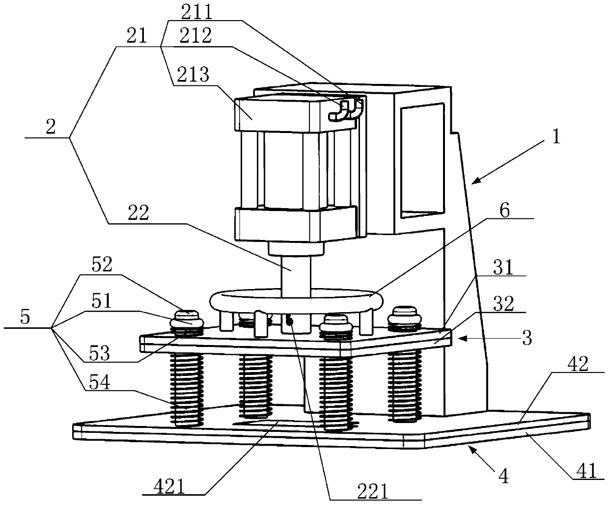 Metal lithium strip die cutting device