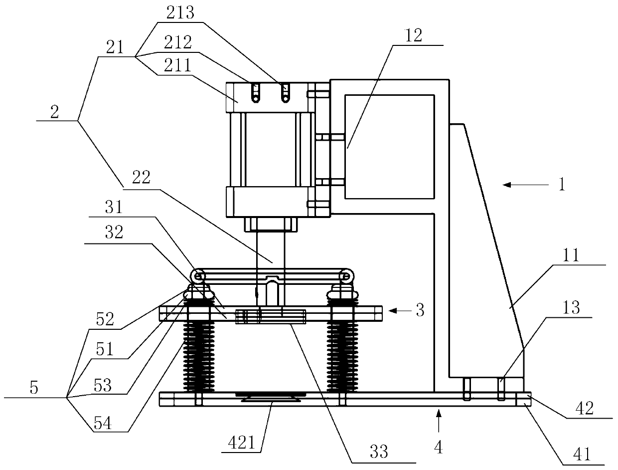 Metal lithium strip die cutting device