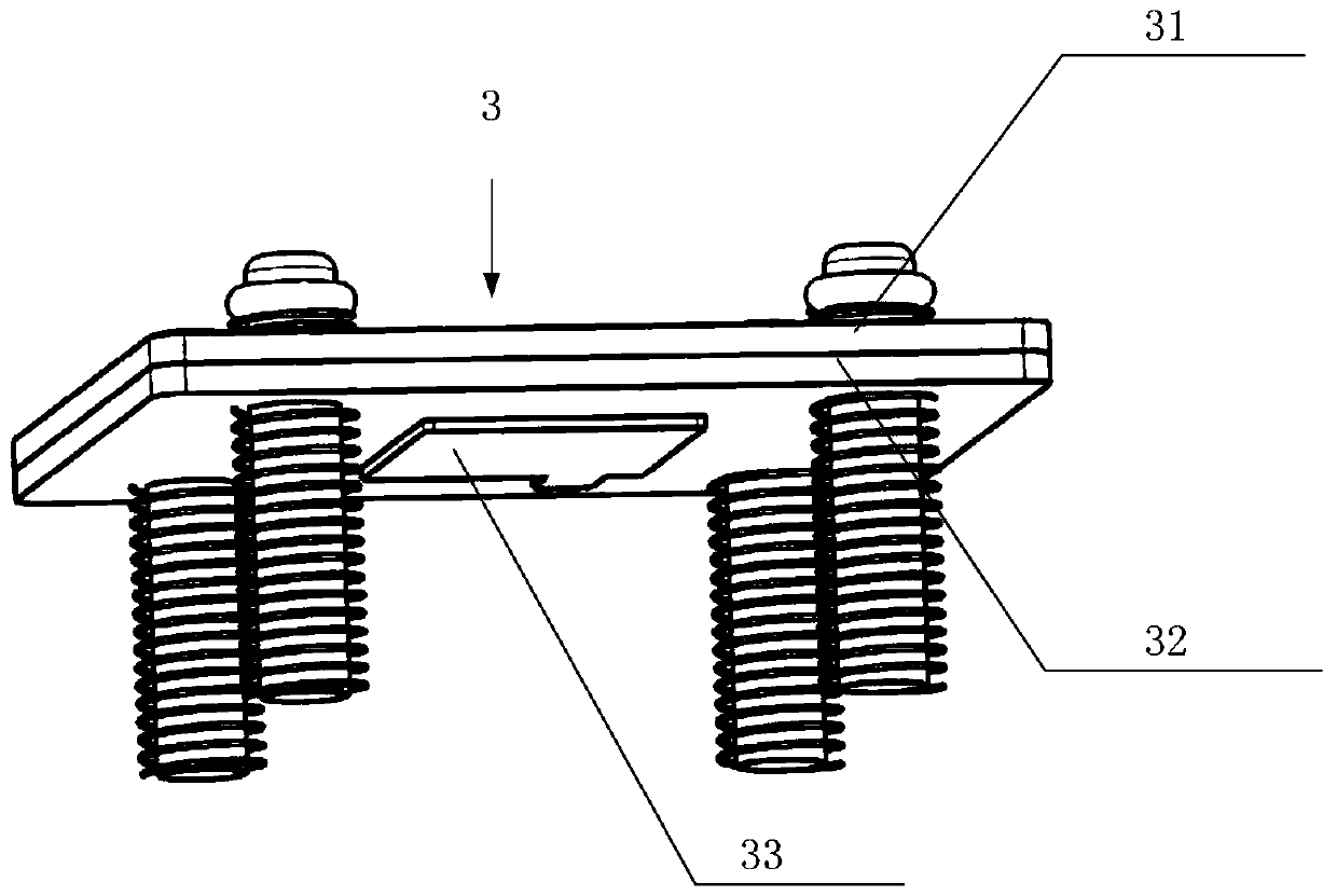 Metal lithium strip die cutting device