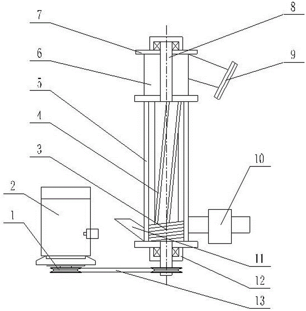 Vertical rice whitener for rice with germ