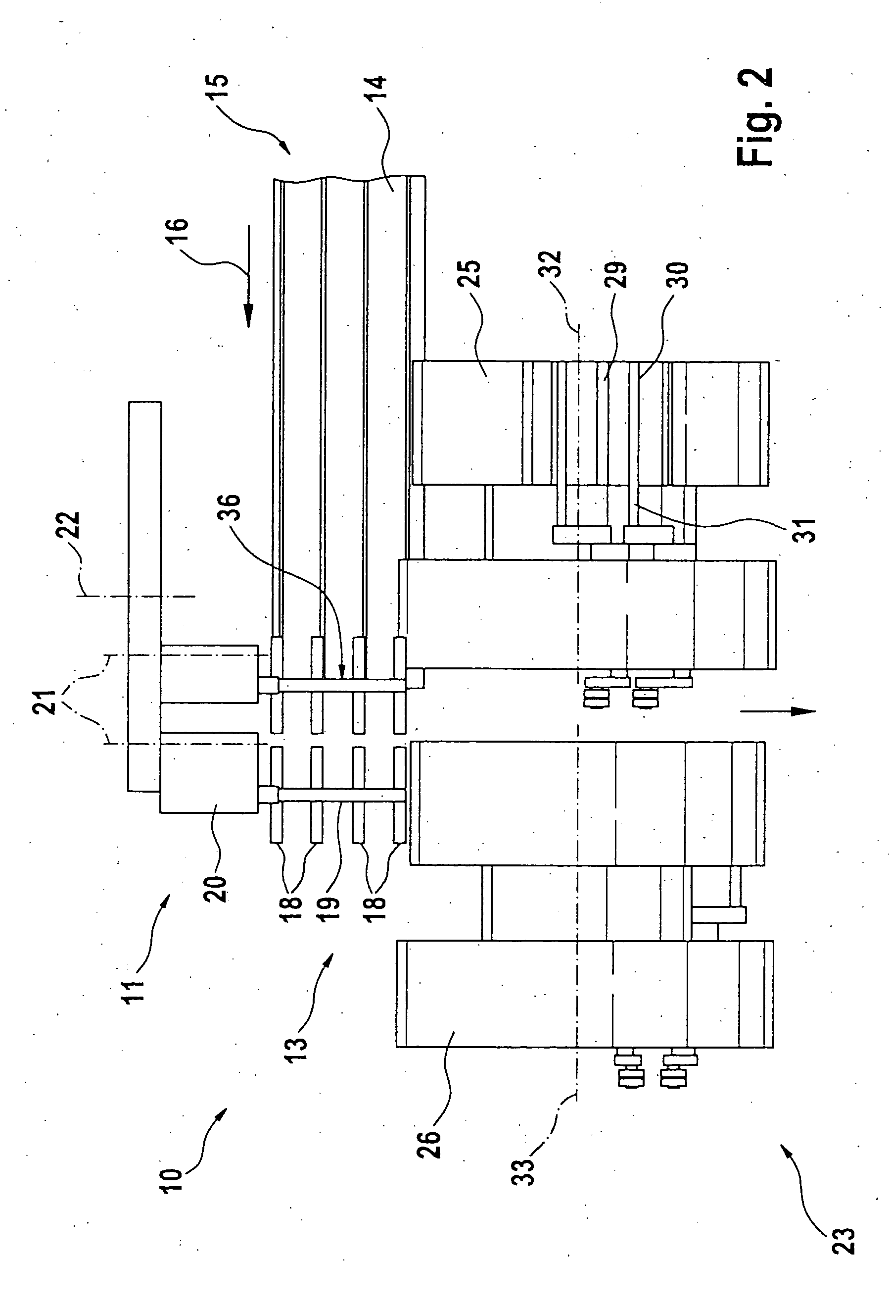 Apparatus and method for the transfer of rod-shaped articles