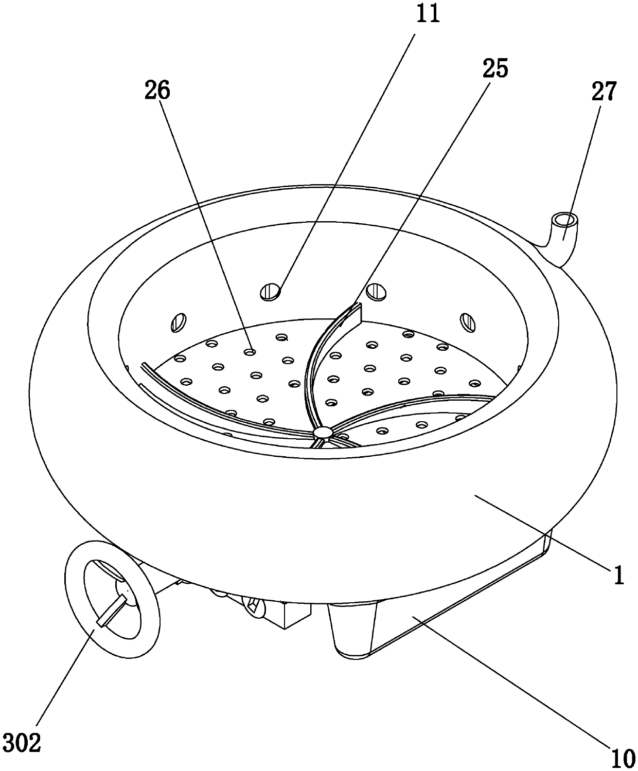 Fruit cleaning disk