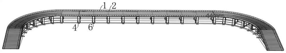 Wooden bridge and installation process thereof