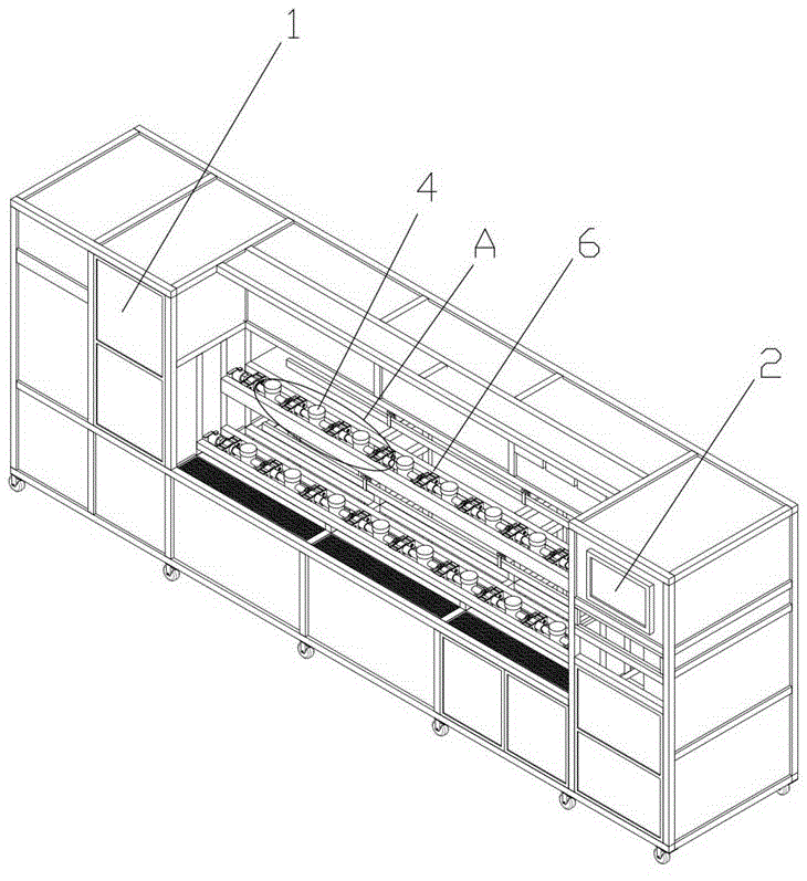 Semi-automatic series water meter verifying and calibration device