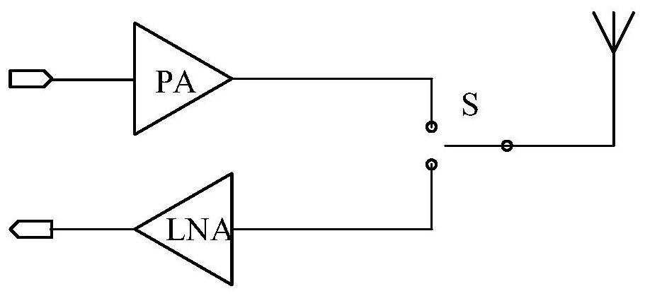 A transceiver separation circuit, transceiver and wireless communication device