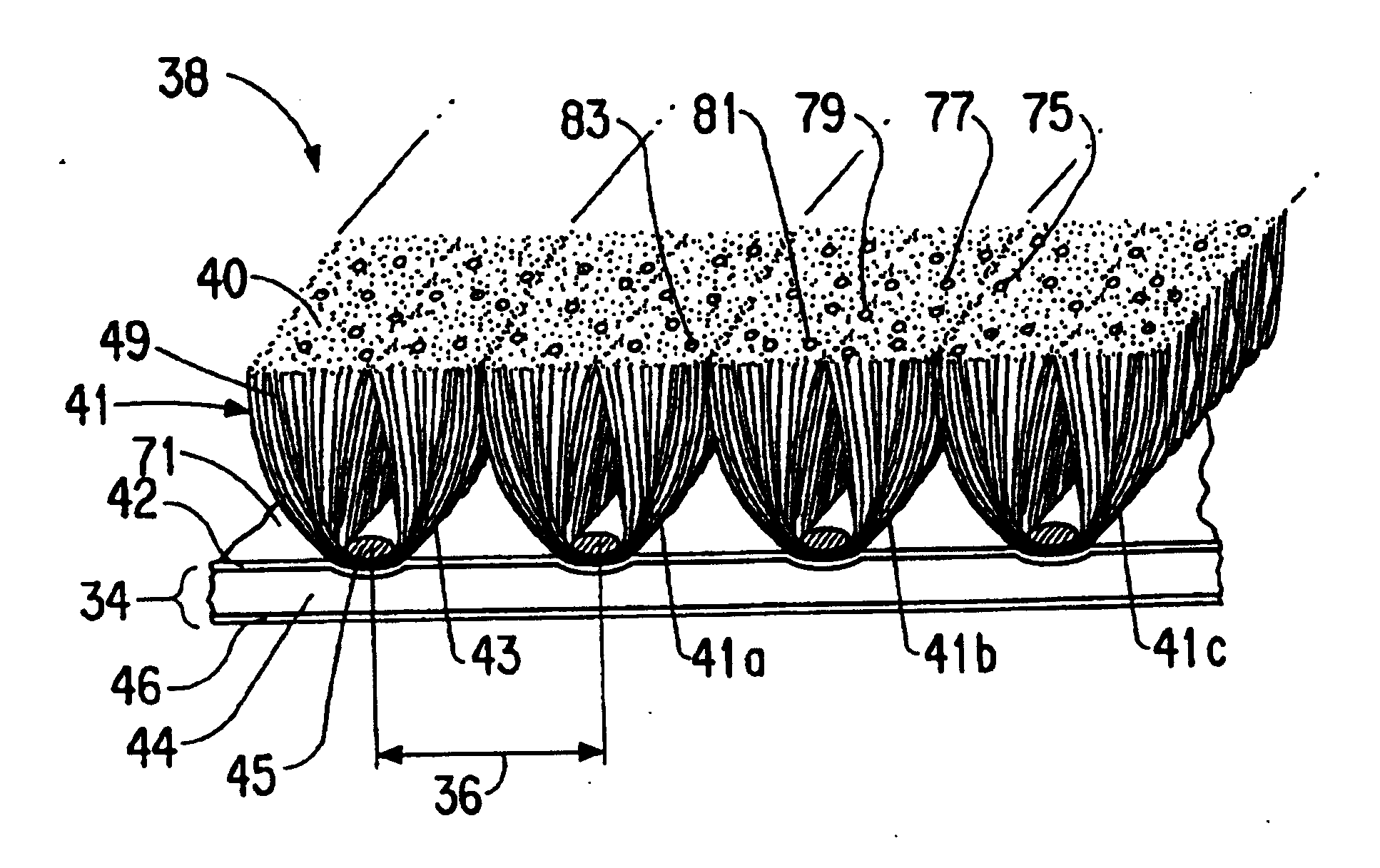 Velour-like pile articles and pile surface structures and methods of making