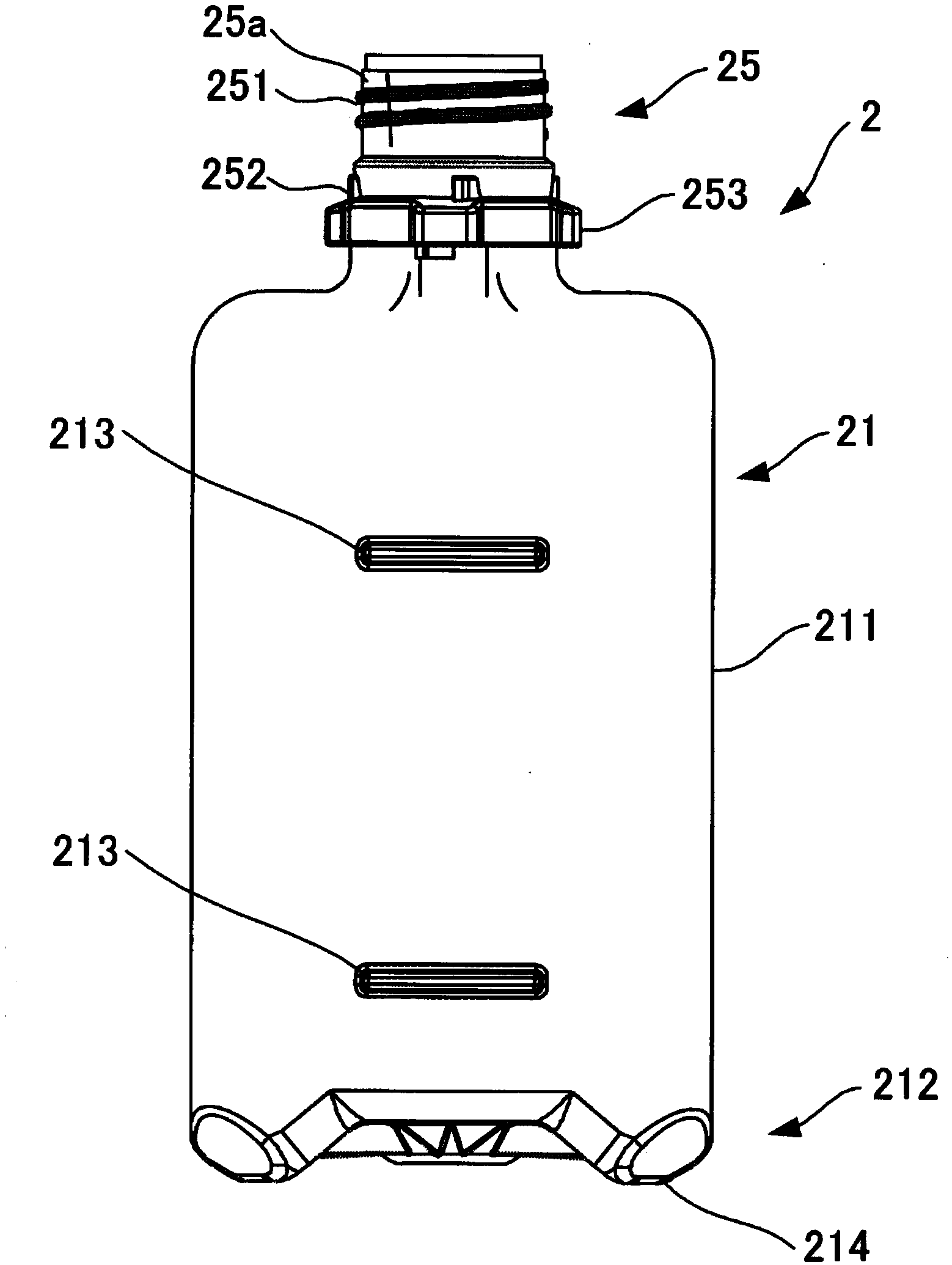 Nebulizer system and heater device used in said nebulizer system