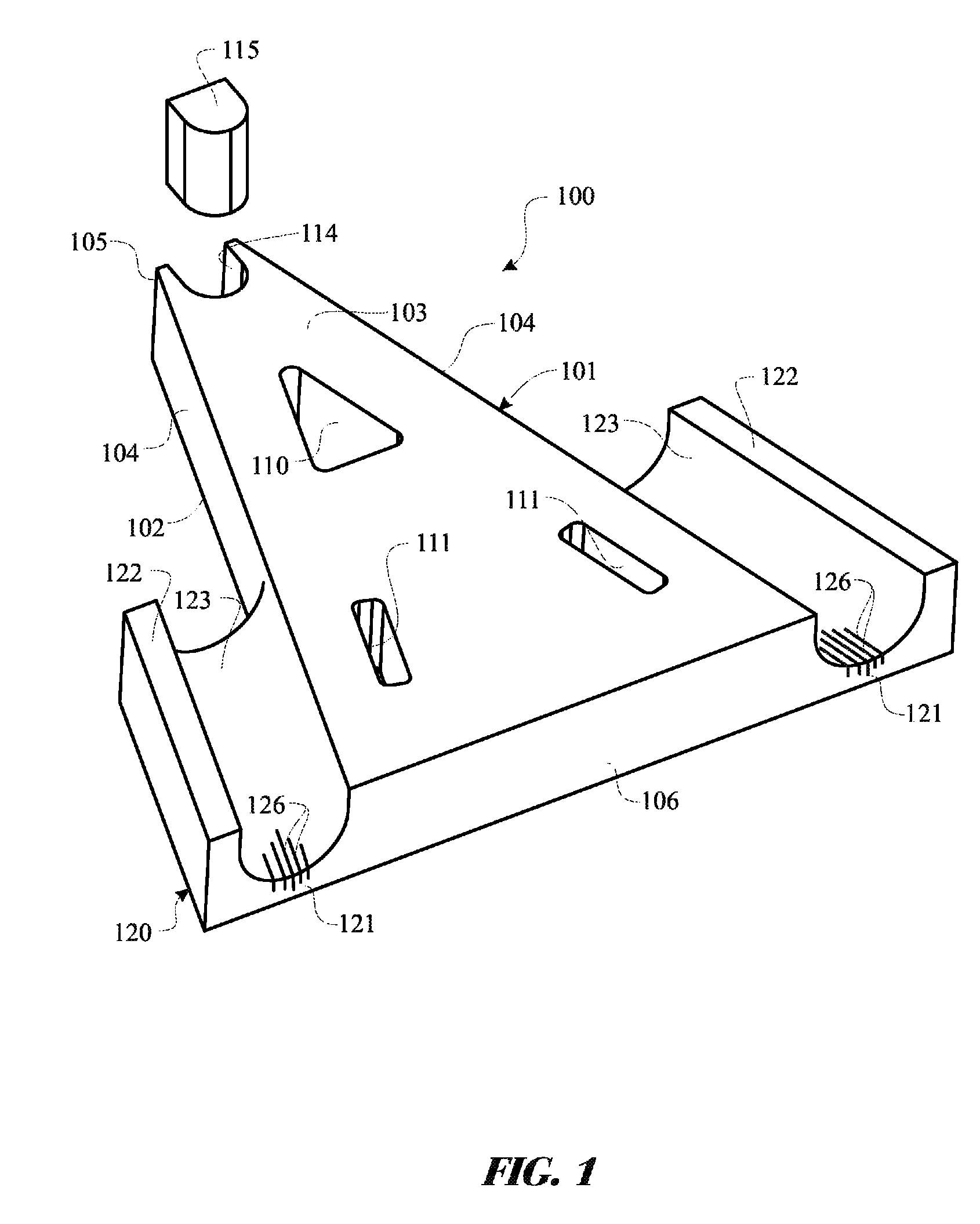 Heel offloading abductor pillow