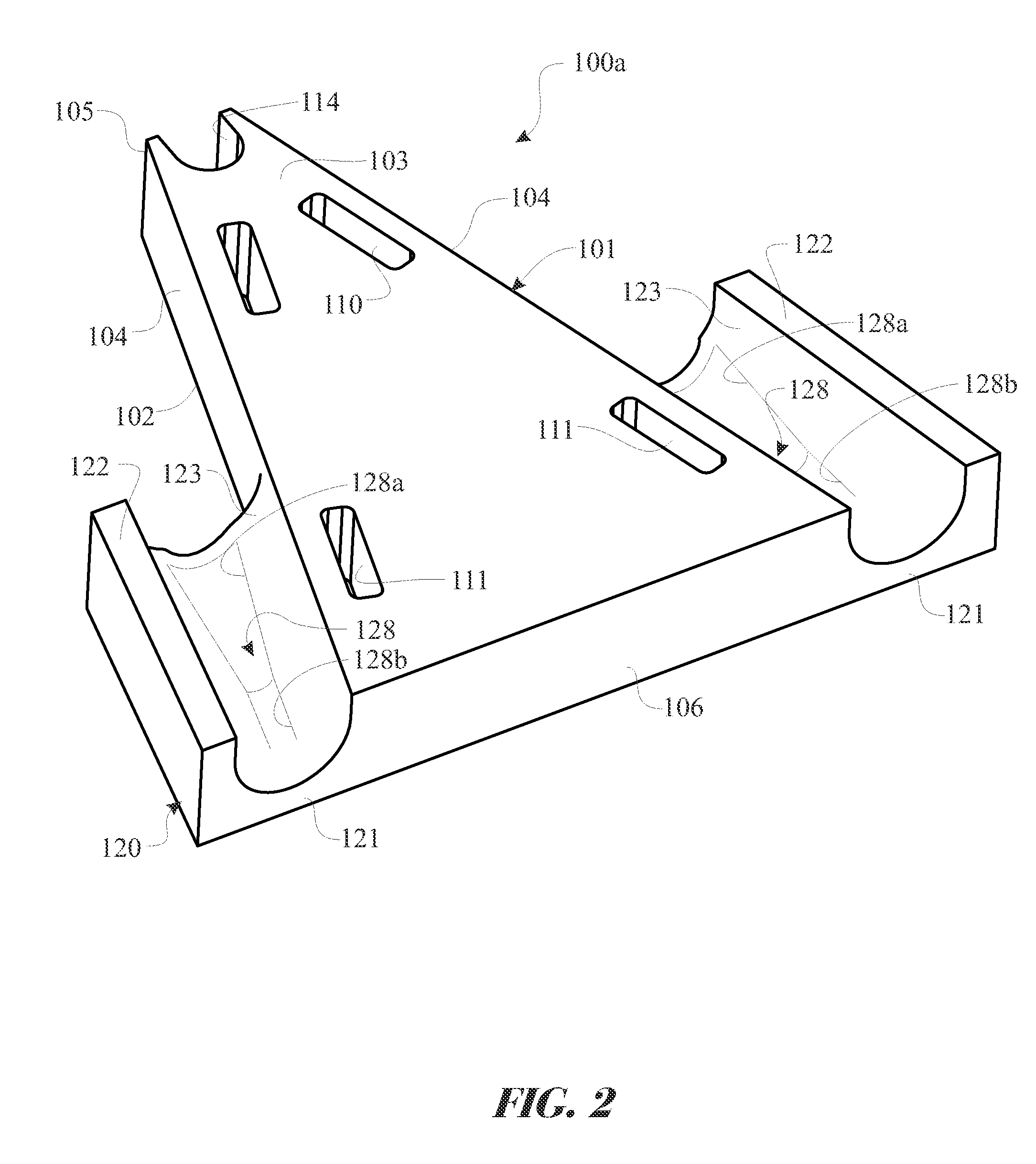 Heel offloading abductor pillow