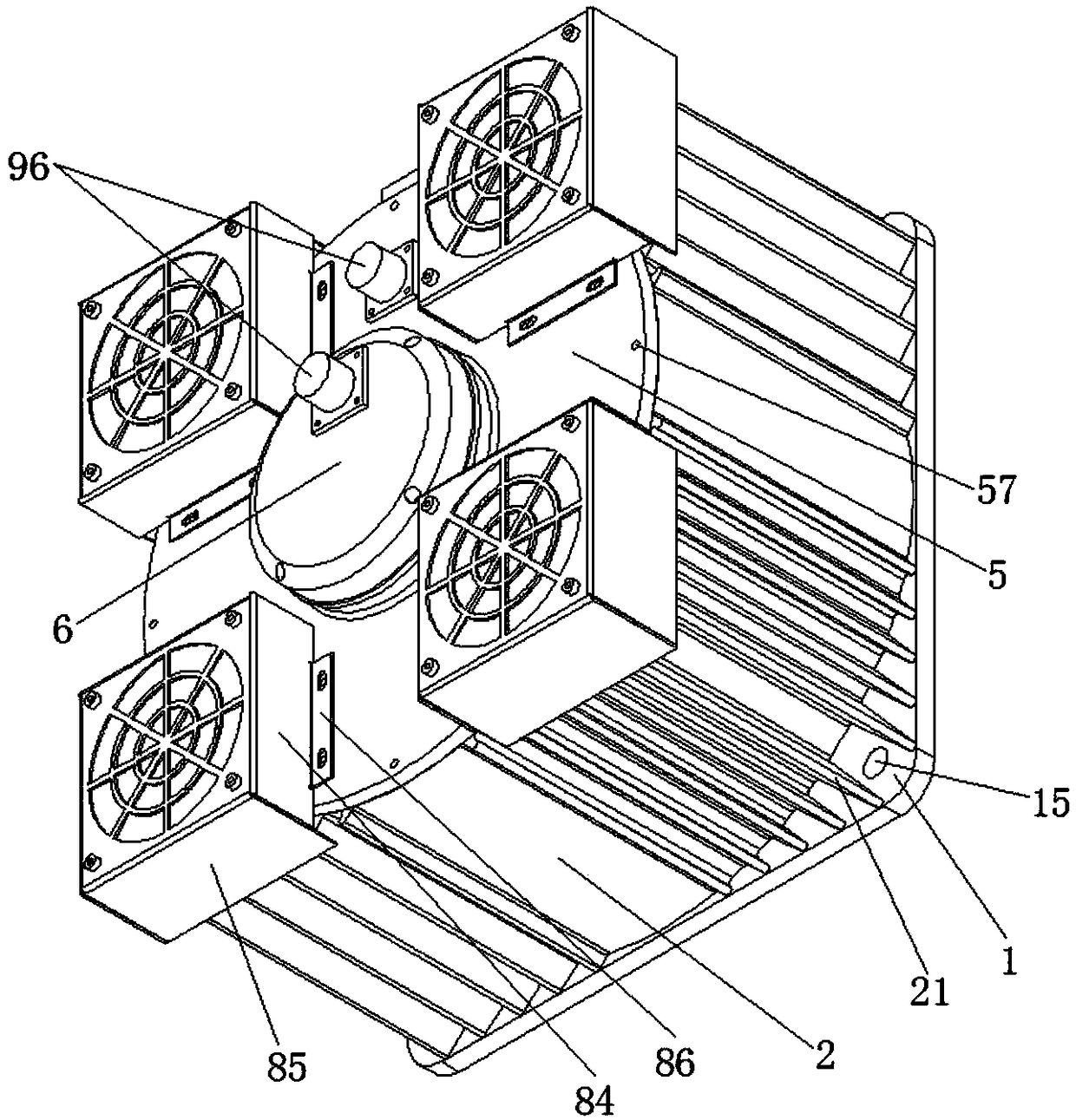 Permanent-magnet direct-driving motor for sawing machine