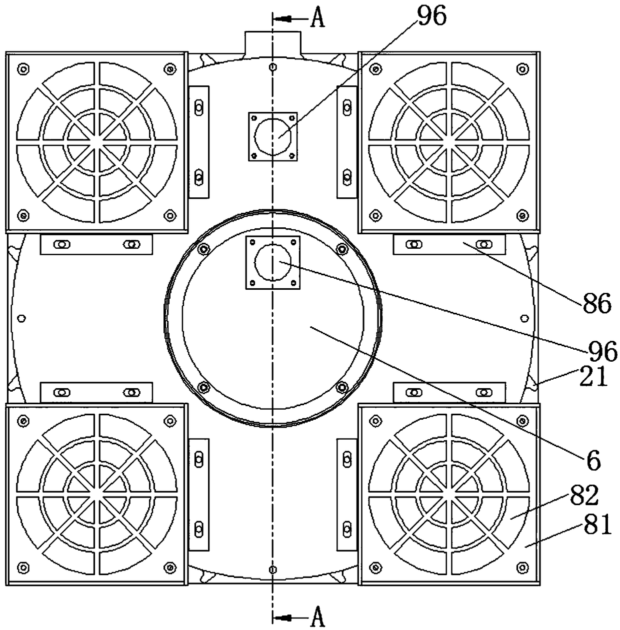 Permanent-magnet direct-driving motor for sawing machine