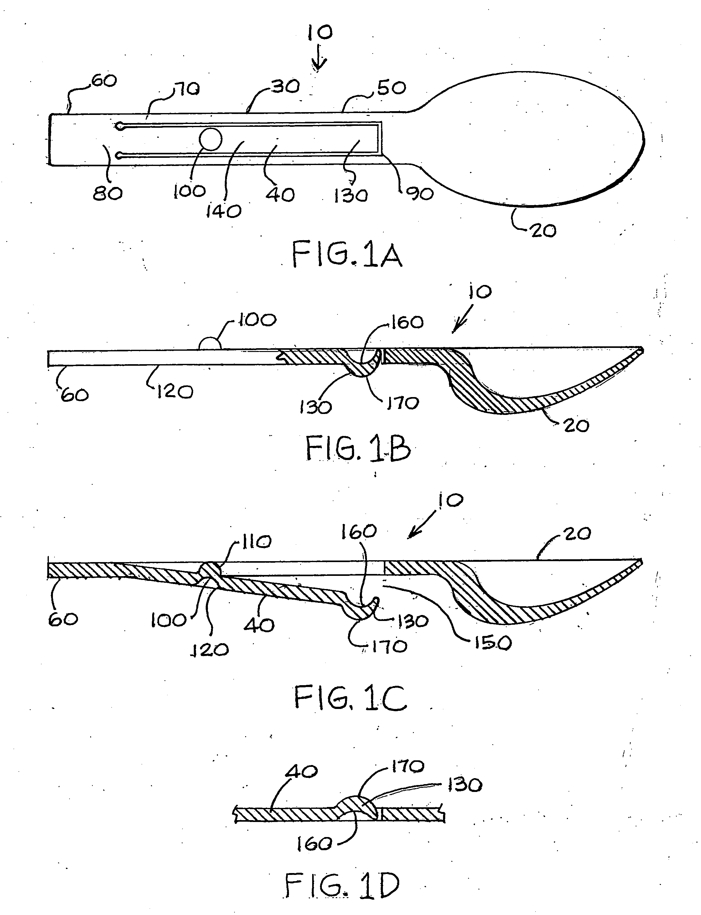 Clip-on utensils and methods of use therefor