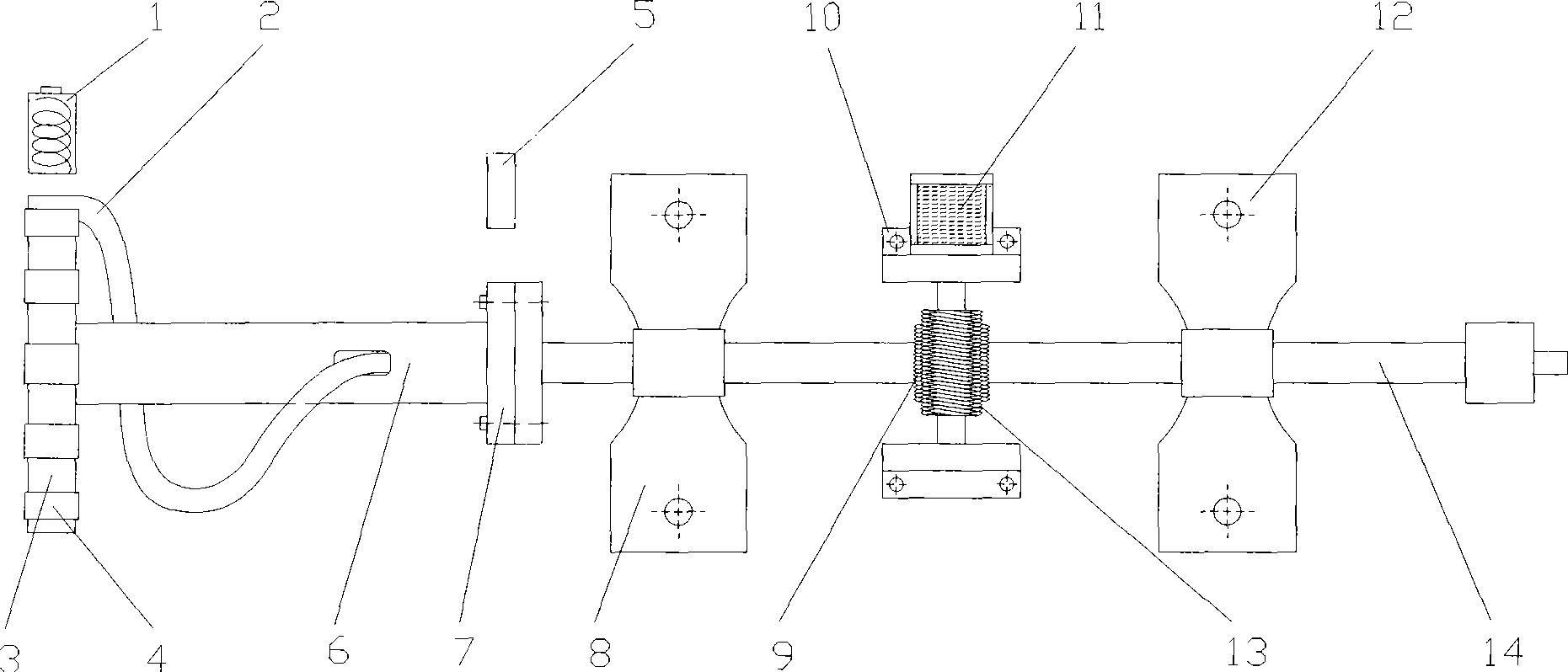 Orifice of spinneret positioning AND synthesis detecting experimental apparatus FOR stainless steel wire rod production line