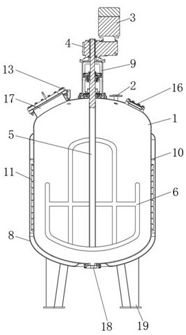 Novel fin vortex jacket reactor