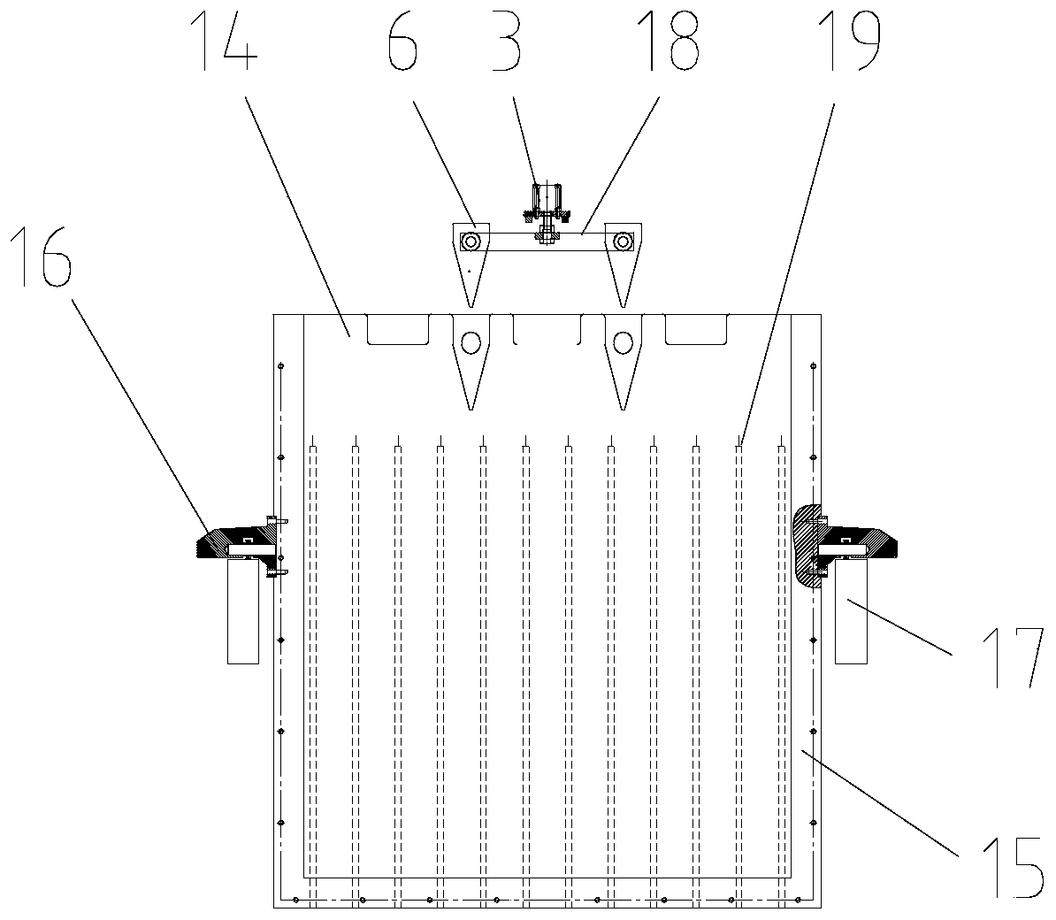 Static casting machine for MC nylon profiles