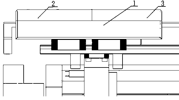 Self-induction-type liquid crystal display stripping structure