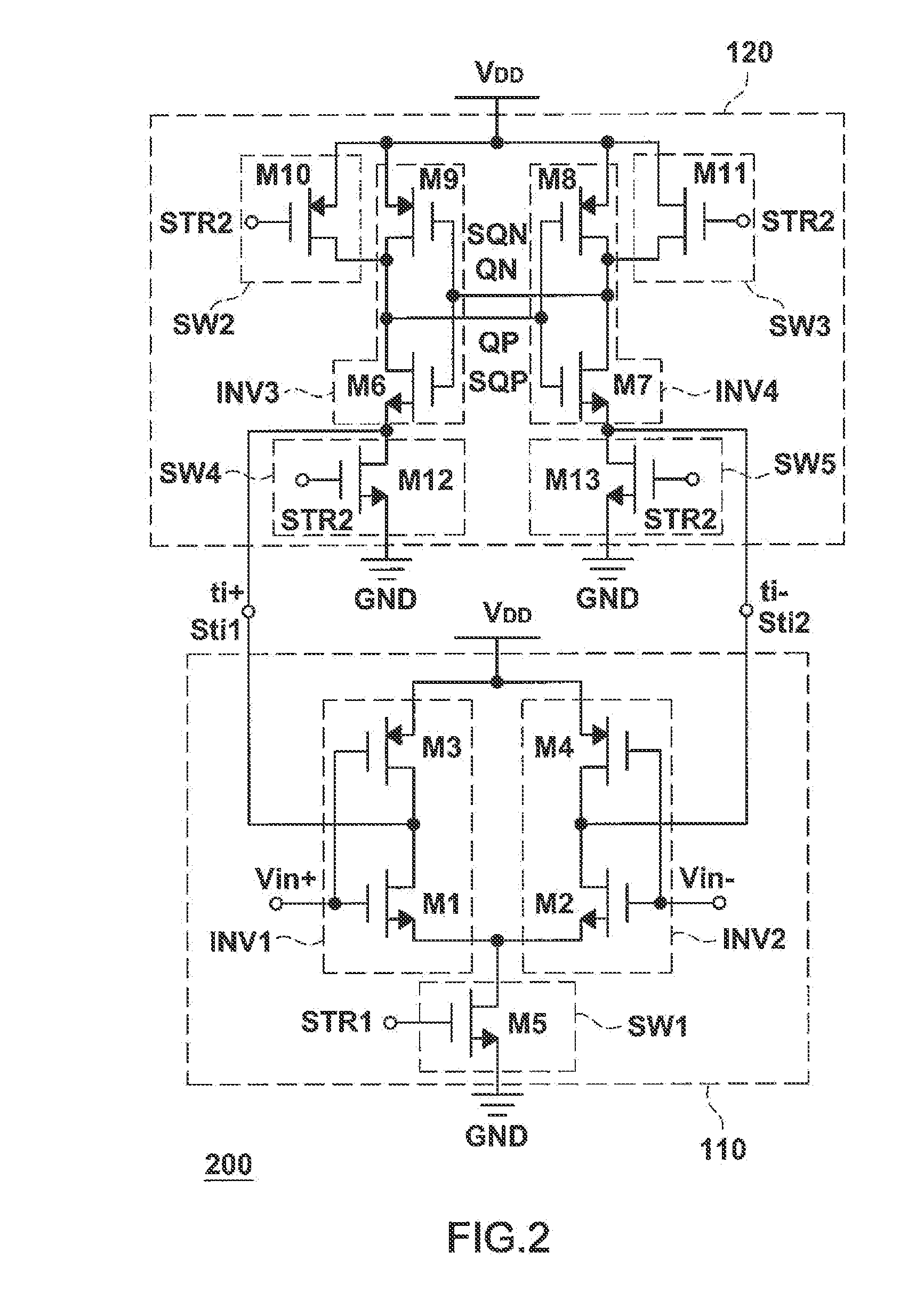 Comparator and calibration thereof