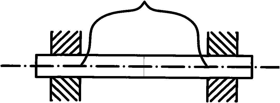 Butt welding method of small caliber metallic resistances