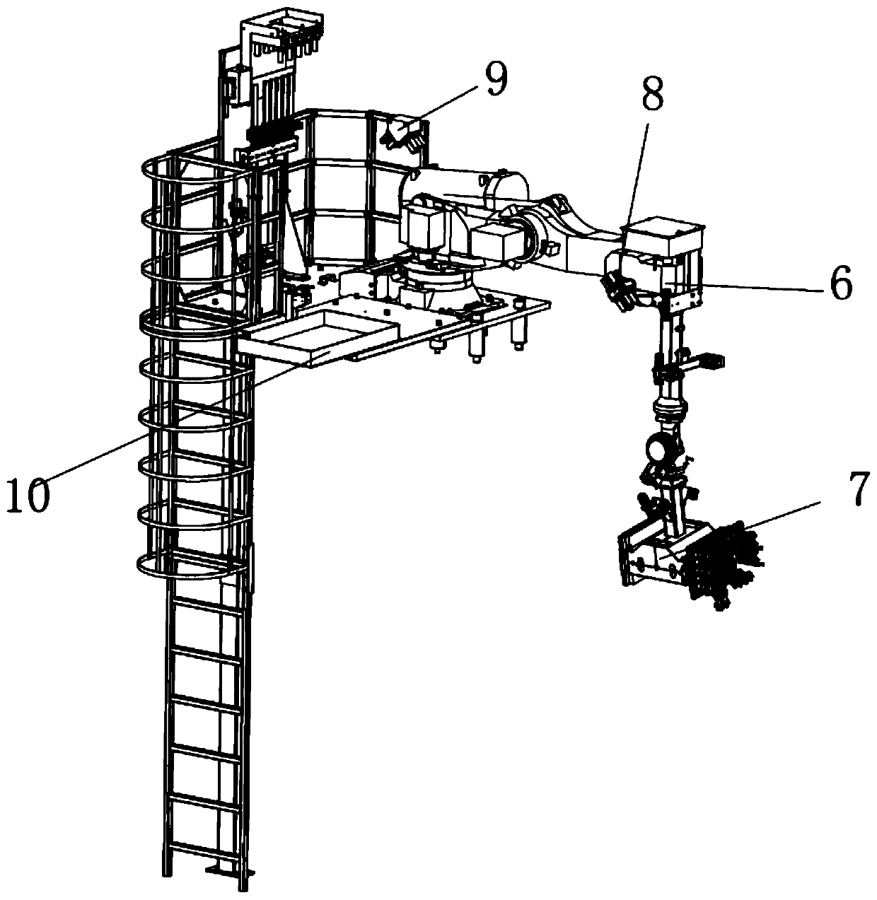 Spraying system for mold cooling