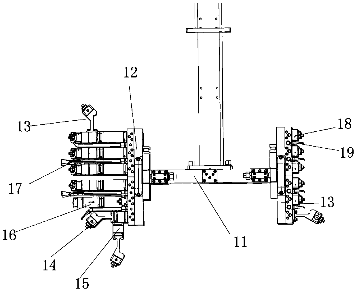 Spraying system for mold cooling