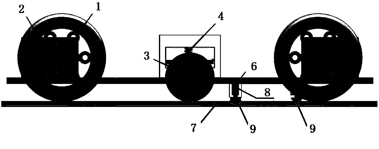 AGV path navigation method and AGV chassis structure assisted by mechanical structure