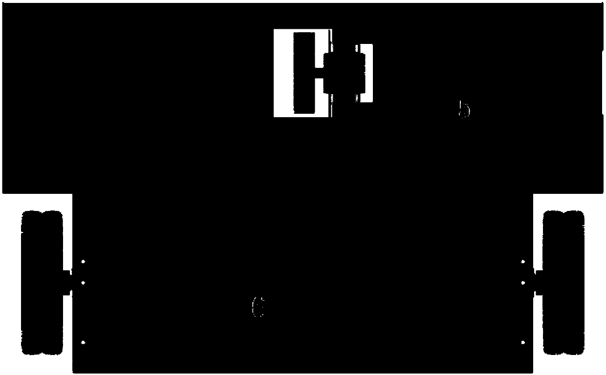 AGV path navigation method and AGV chassis structure assisted by mechanical structure