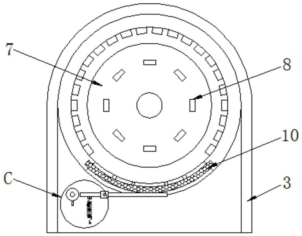 Food processing and crushing mechanism with high reliability