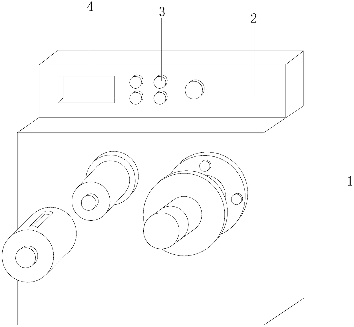 Textile mechanical winding device for preventing cloths from falling