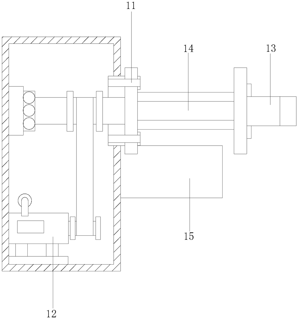 Textile mechanical winding device for preventing cloths from falling