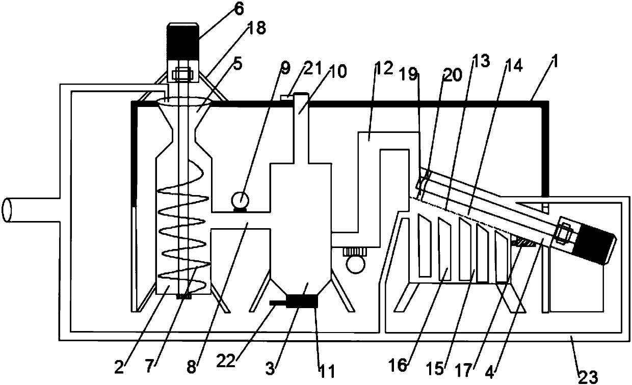 Efficient and environment-friendly slime separating device